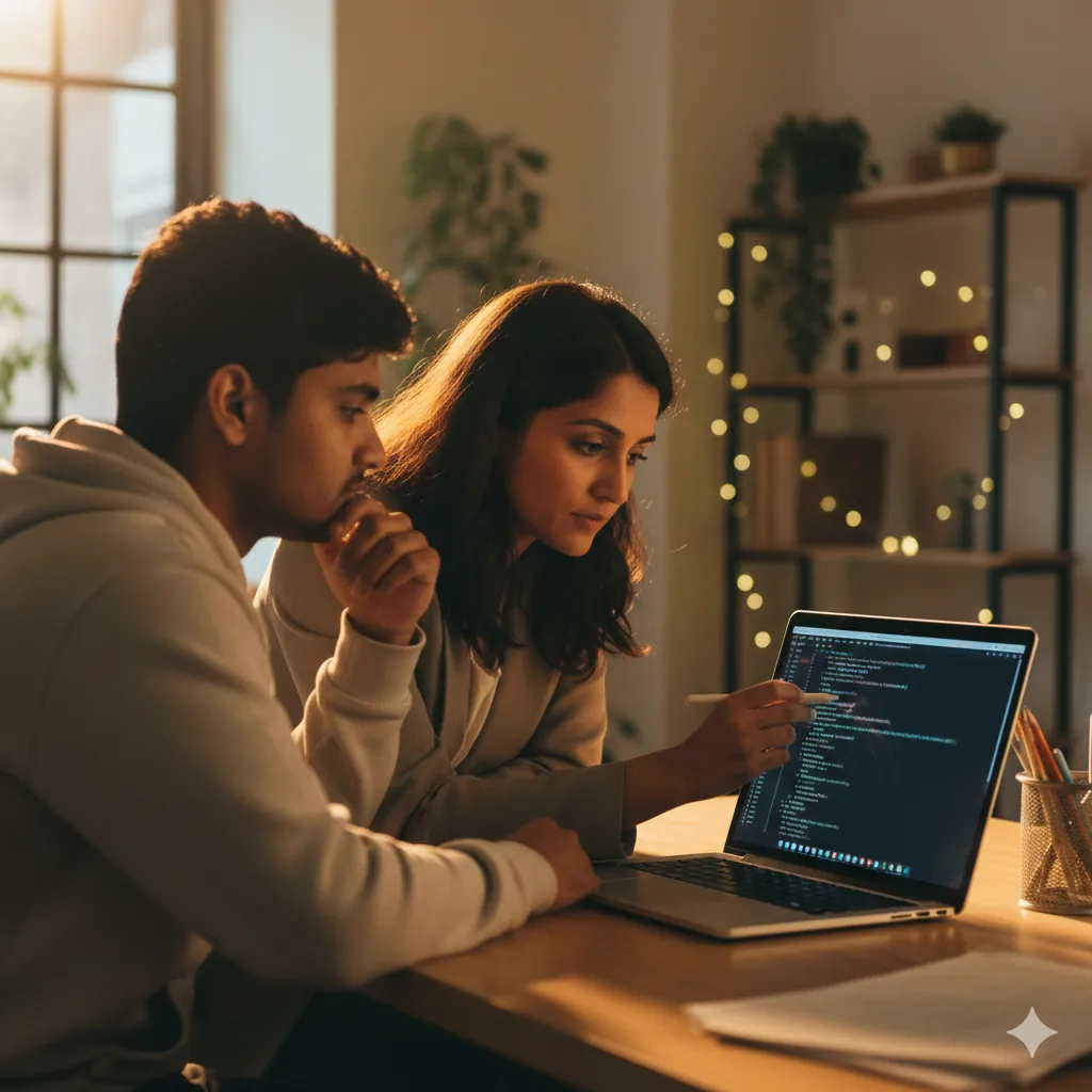 One-on-one mentoring session